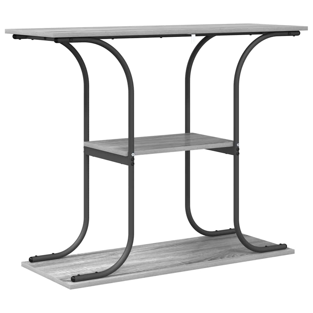 Console Table Grey Sonoma 101 x 35 x 80.5 cm Engineered Wood