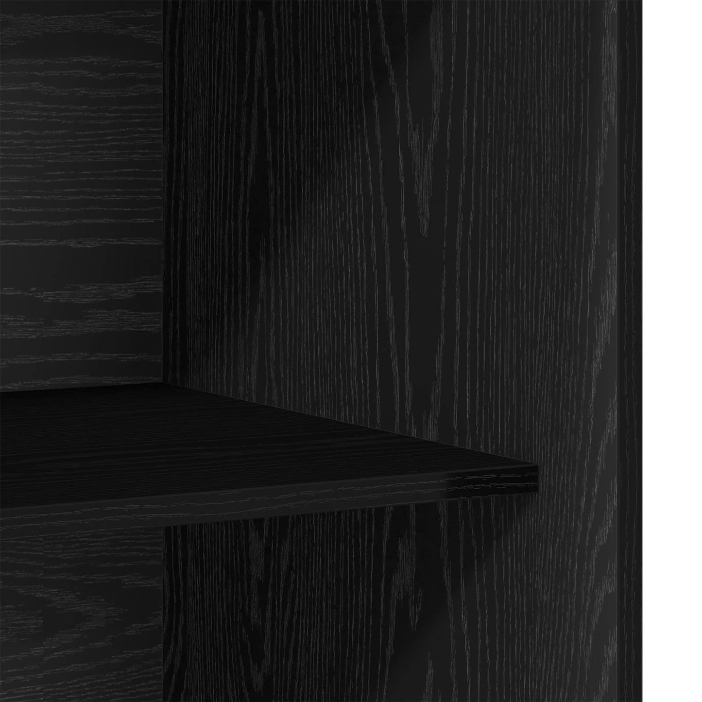 Wardrobe Black Oak 80 x 50 x 200 cm Engineered Wood
