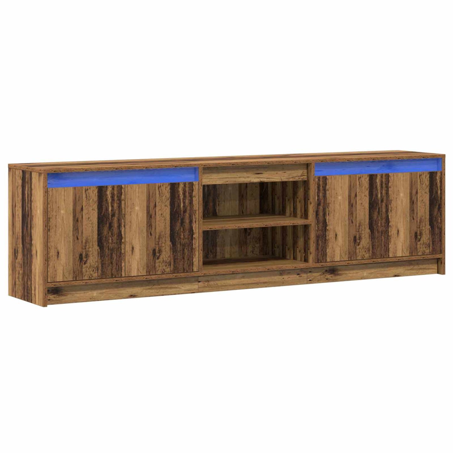 TV Units 2 pcs Brown 180 x 34 x 50 cm Engineered wood