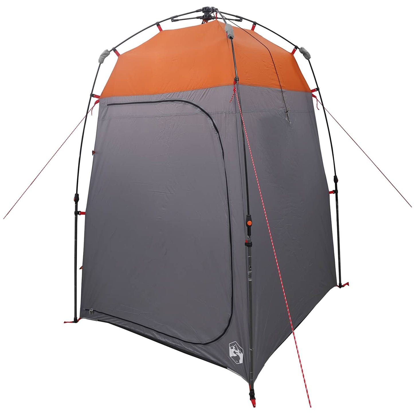 Instant Tent 2-Person Quick-Release with Roof Grey and Orange