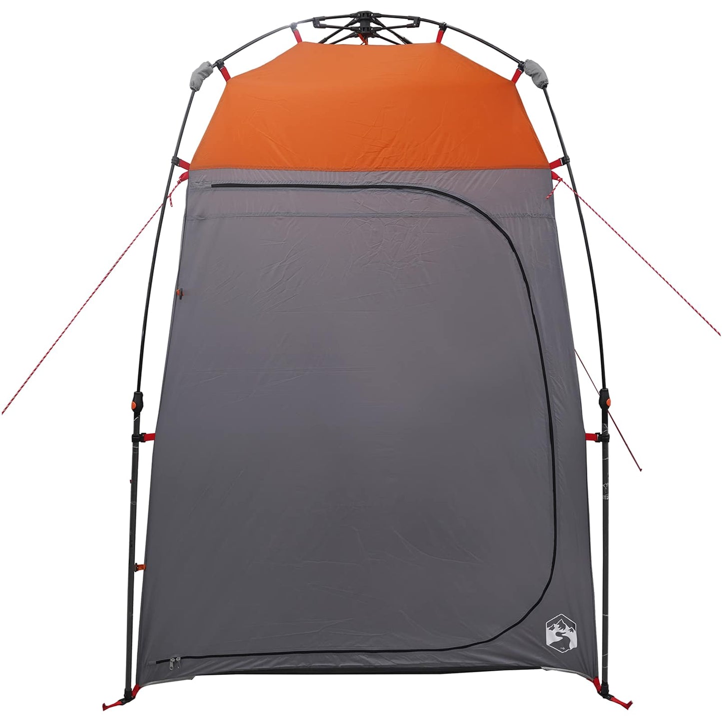 Instant Tent 2-Person Quick-Release with Roof Grey and Orange