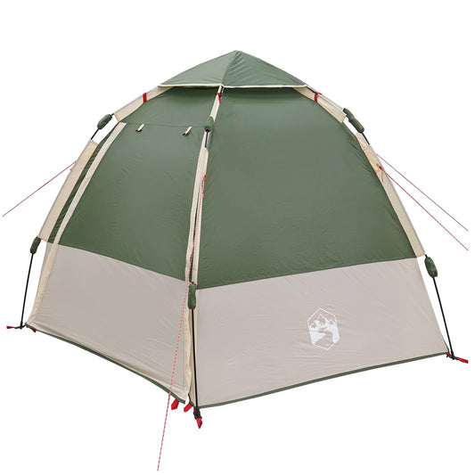 Instant Tent with Rainfly 4-Person Quick-Release 4-Person Green