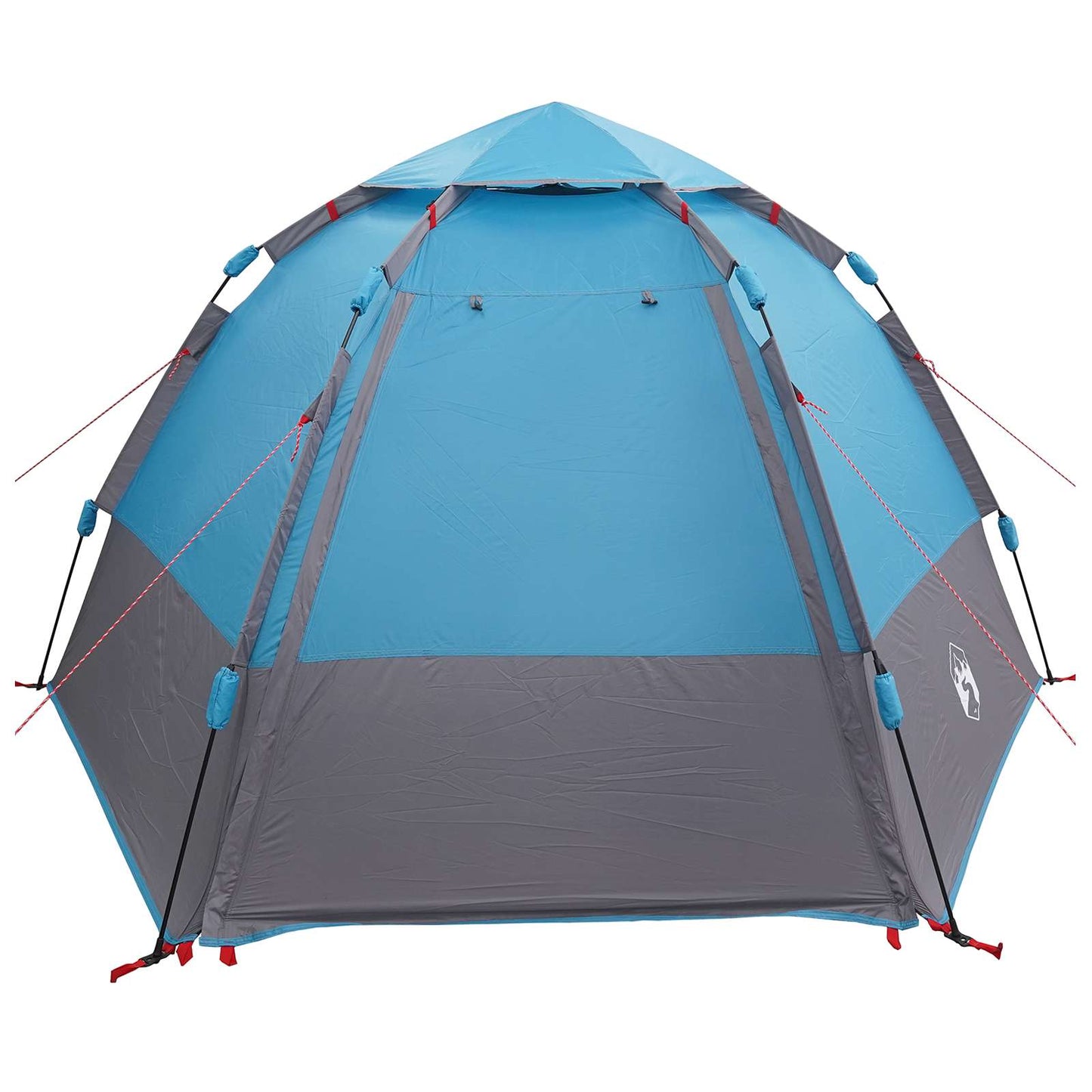 Instant Tent with Rainfly 4-Person Quick-Release with Roof Blue