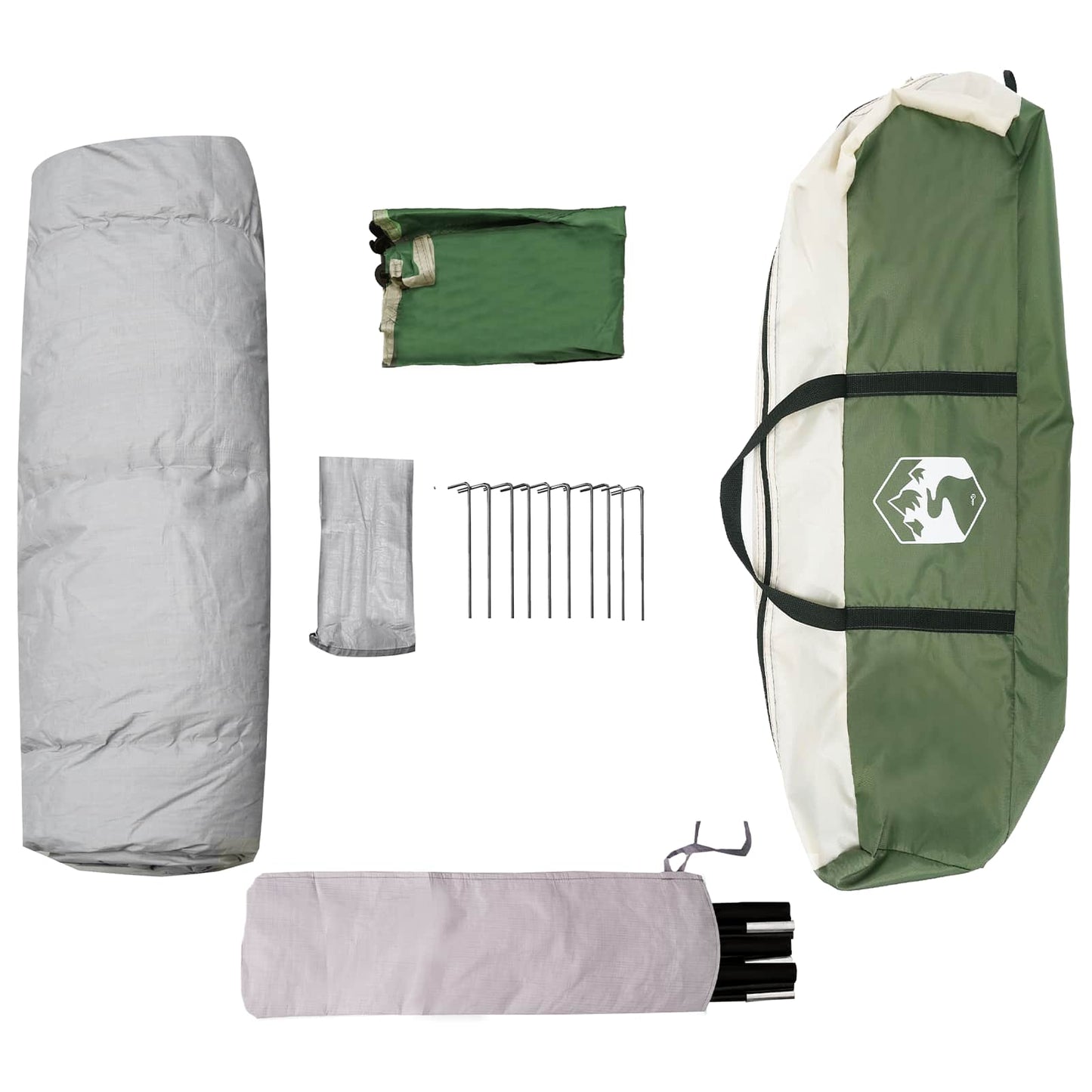 Instant Tent with Rainfly 3-Person Quick-Release Green