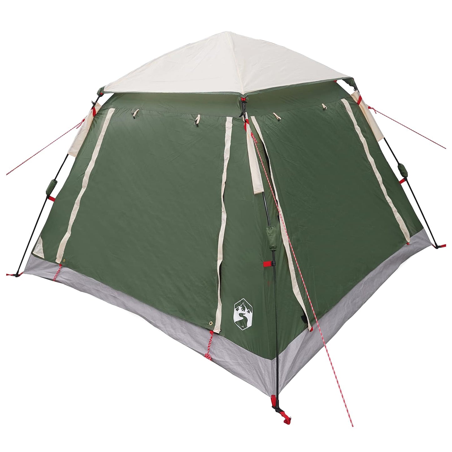 Instant Tent with Rainfly 3-Person Quick-Release Green