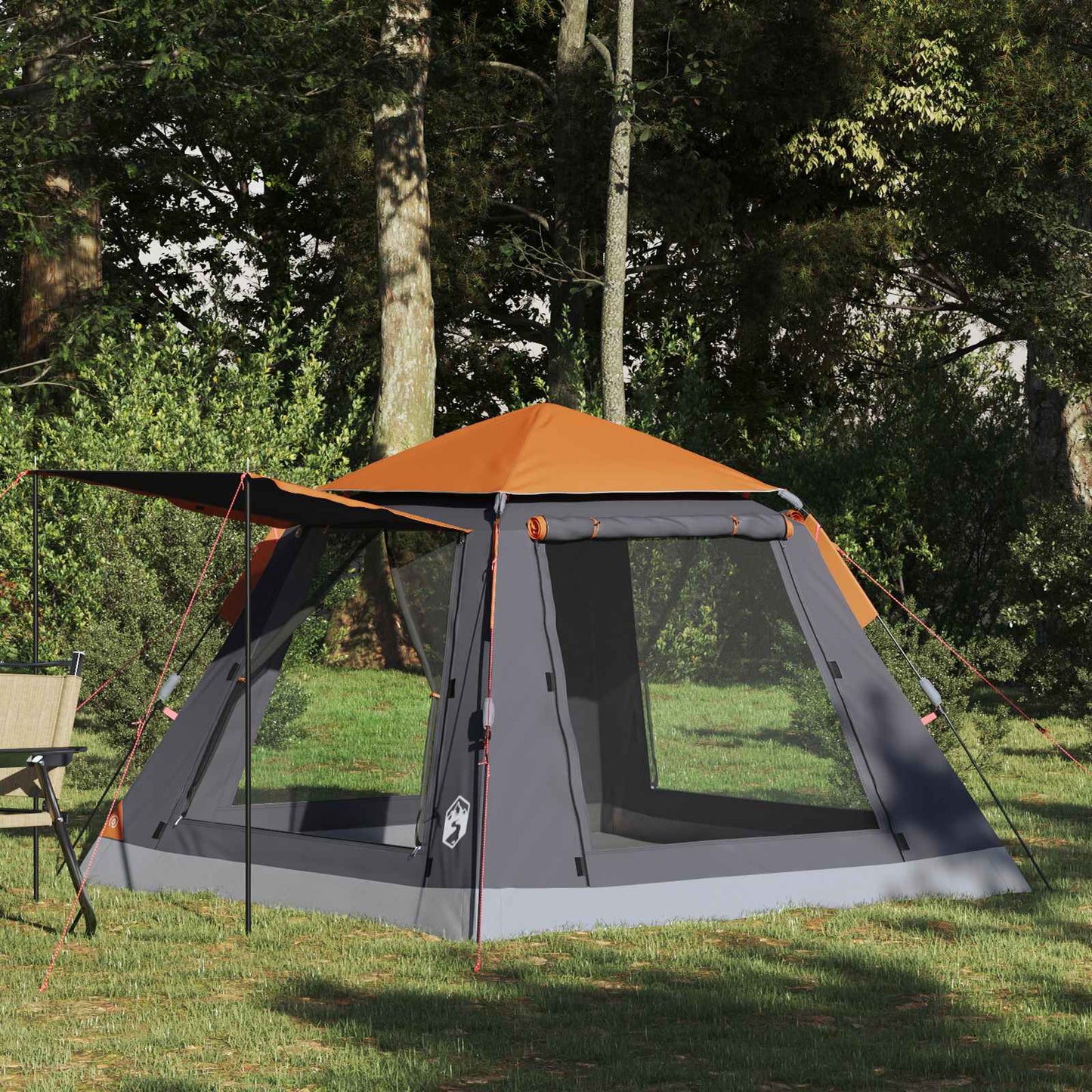 Instant Tent with Rainfly 3-Person Quick-Release 185T Polyester