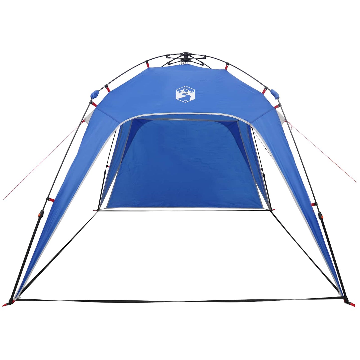 Instant Tent 4-Person Quick-Release Azure Blue 185T Polyester