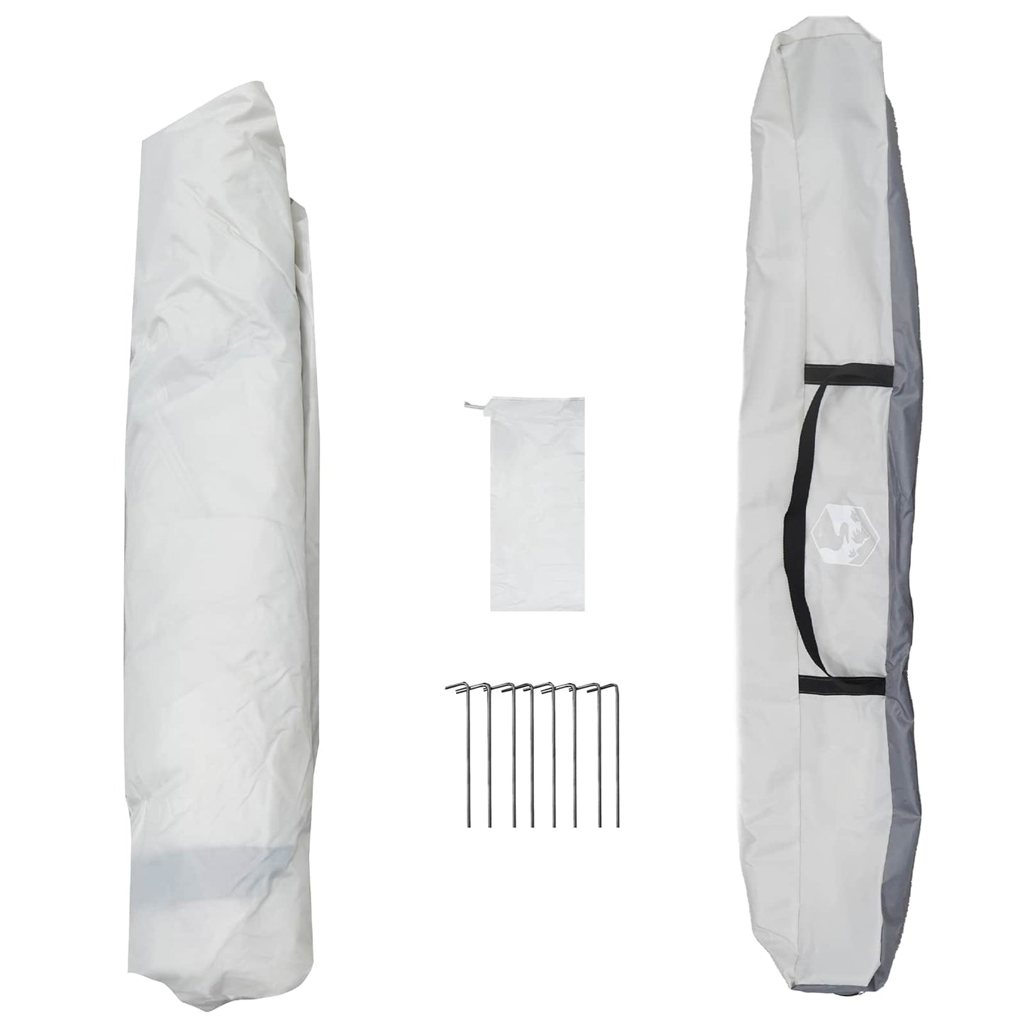 Instant Tent 4-Person Quick-Release Grey 260 x 260 x 197 cm