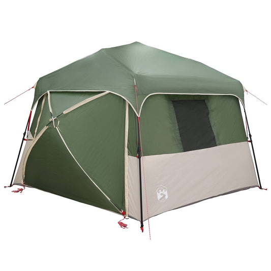 Instant Tent with Rainfly 12-Person Quick-Release Green