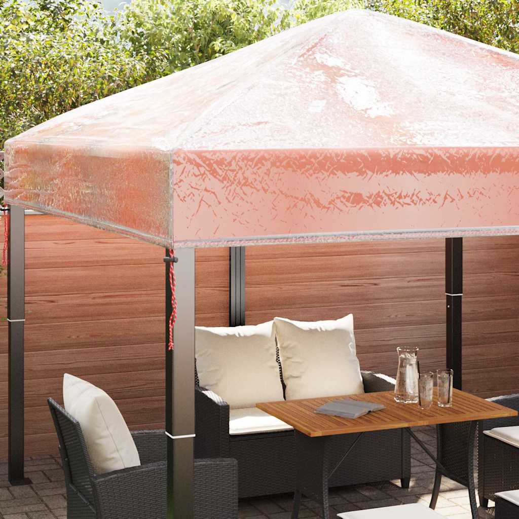 Gazebo Cover Replacement 300 x 300 x 26 cm Transparent PVC