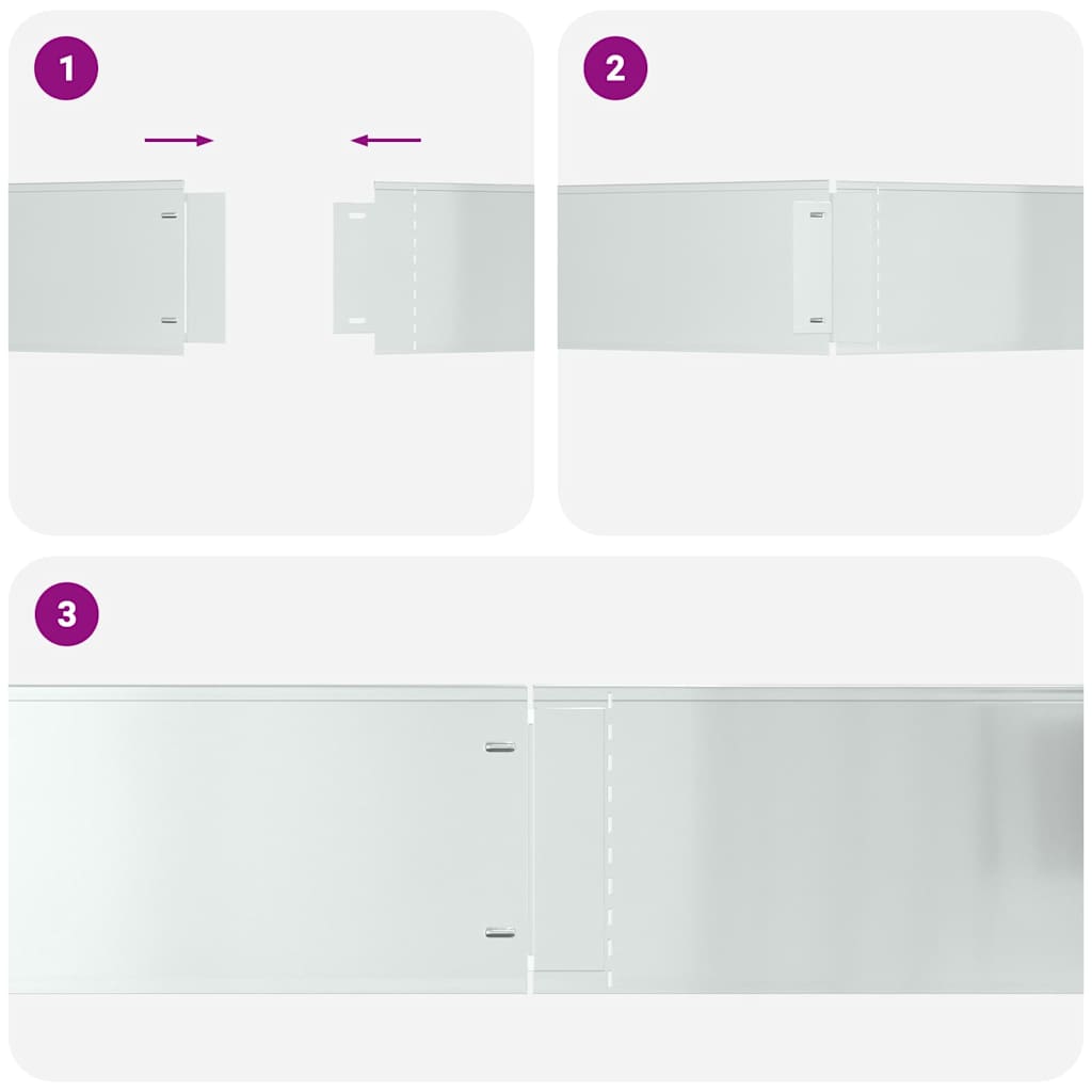 vidaXL Lawn Edgings 10 pcs Silver 100 x 25 cm Galvanised steel