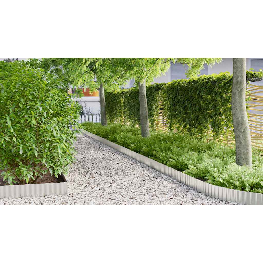 Lawn Edge Silver 1000 x 20 x 0.03 cm
