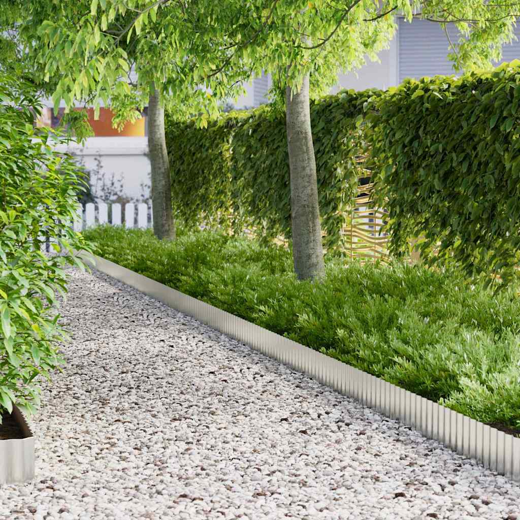 Lawn Edge Silver 1000 x 20 x 0.03 cm