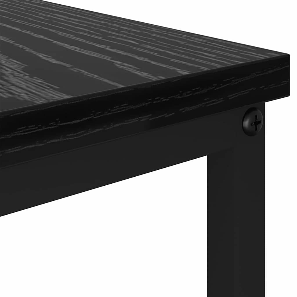 Coffee Table Black oak 100 x 51 x 45 cm Engineered wood