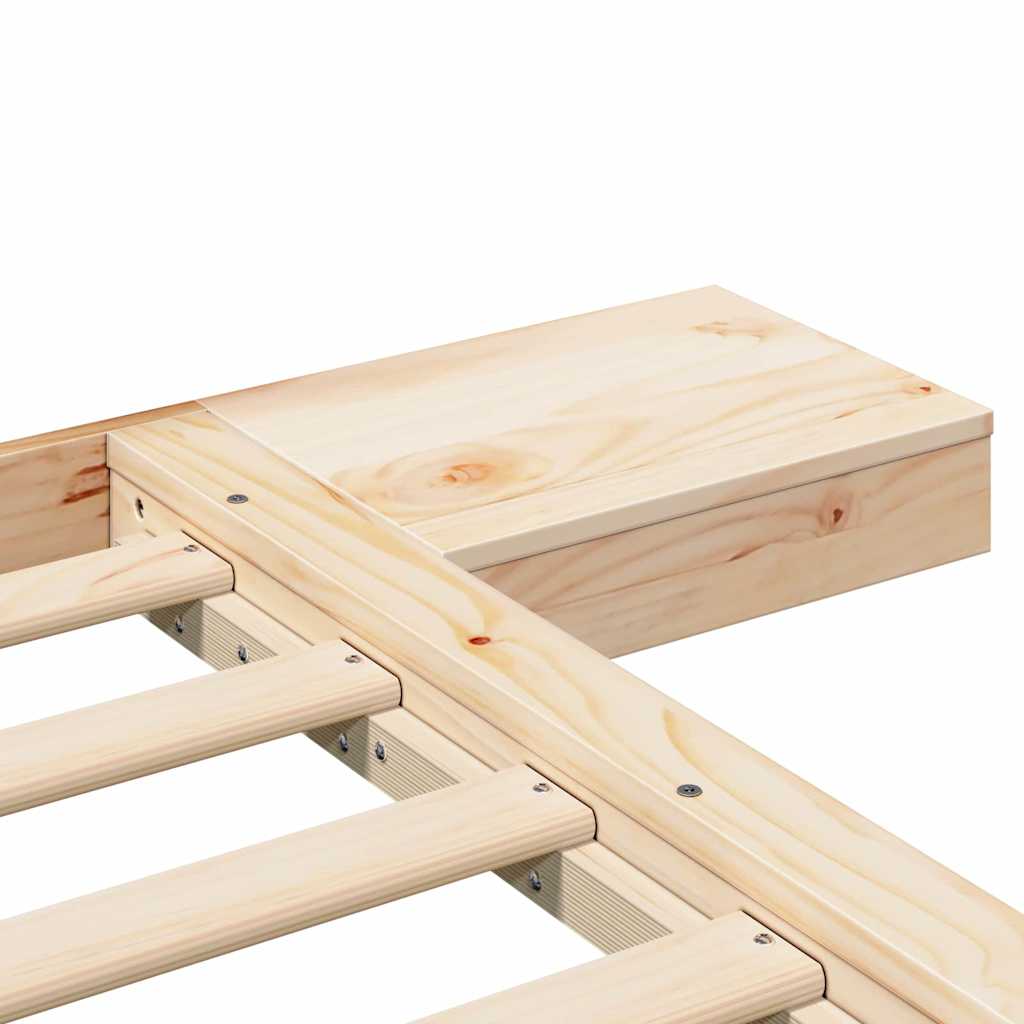 Bed Frame Brown 180 x 200 cm Wood