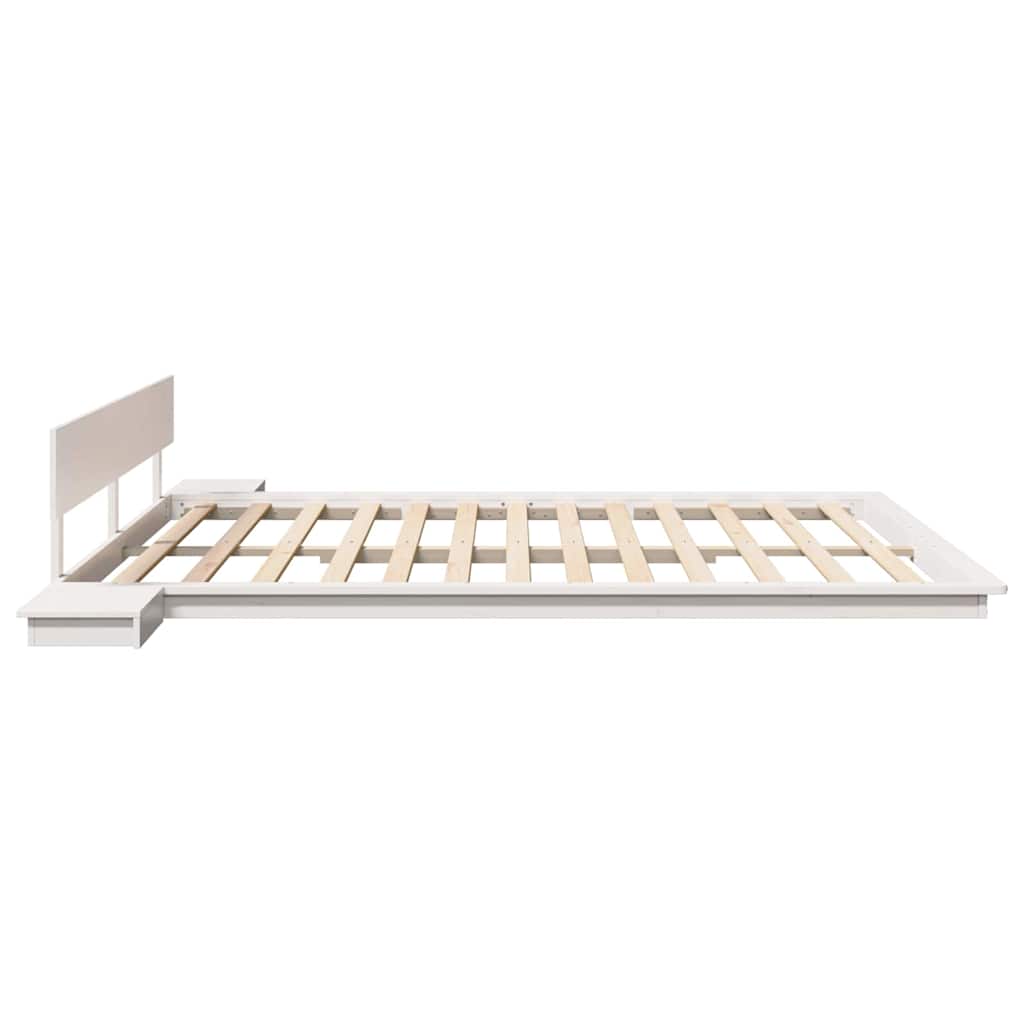 Bed Frame White 180 x 200 cm Wood