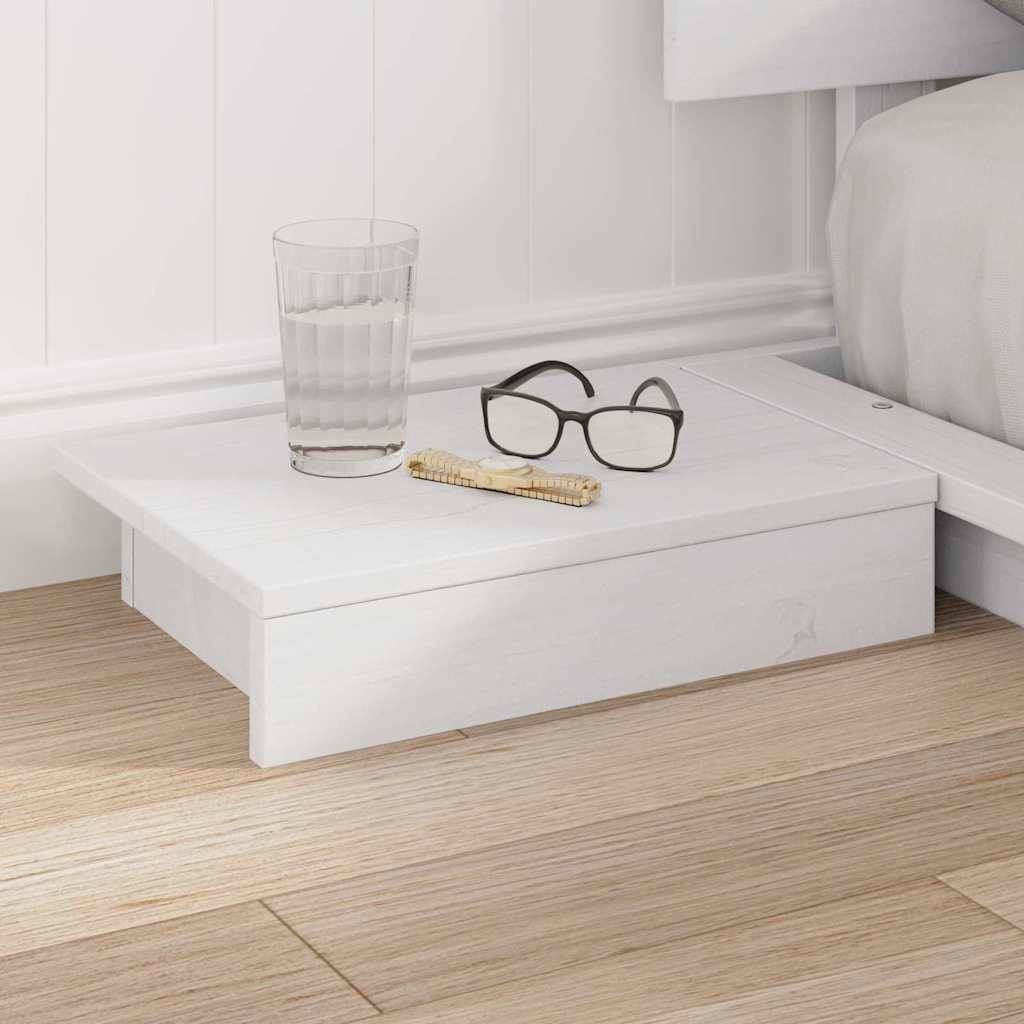 Bed Frame with Headboard with Storage Brown 135 x 190 cm Wood