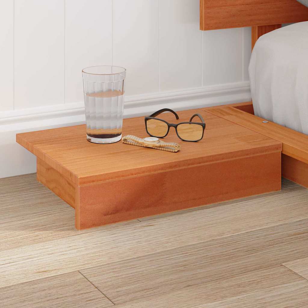 Bed Frame Brown 135 x 190 cm Wood