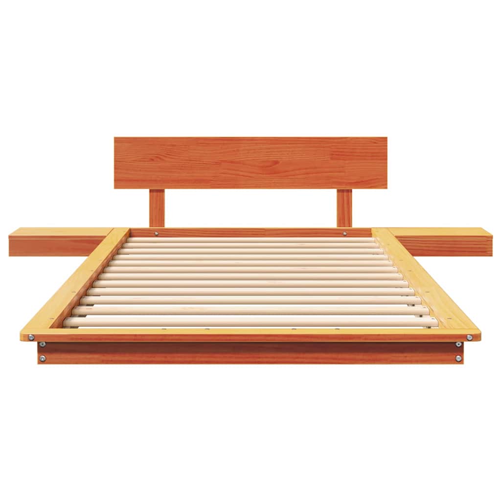 Bed Frame Brown 90 x 190 cm Wood
