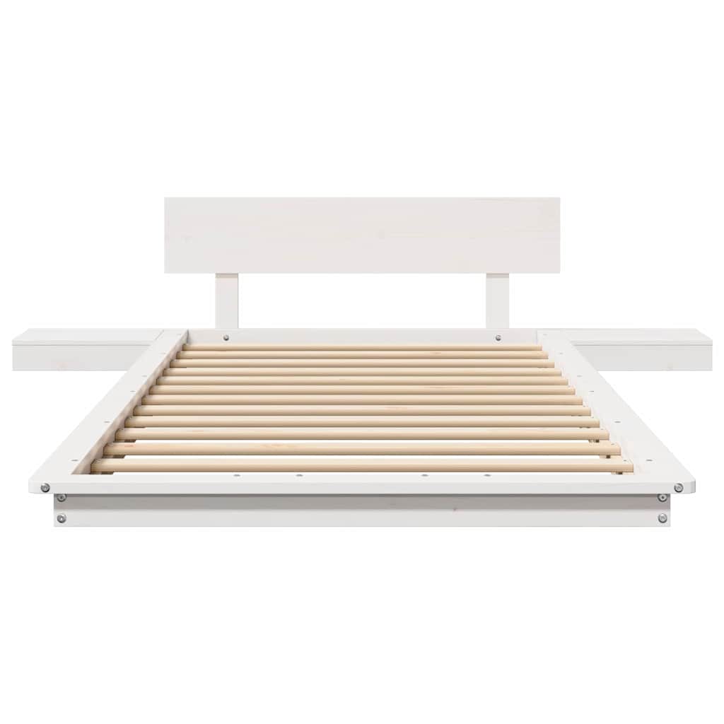 Bed Frame Brown 75 x 190 cm Wood