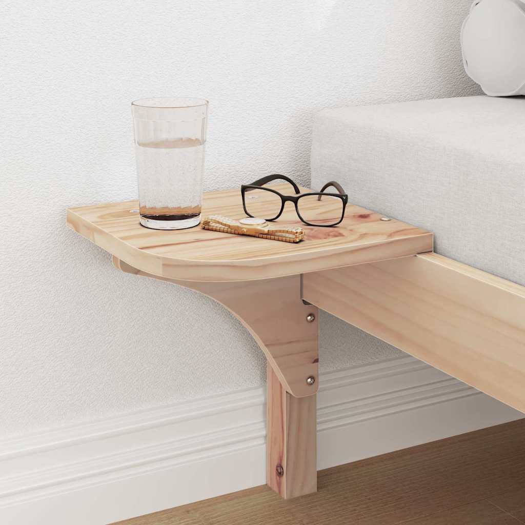 Bed Frame Natural 90 x 190 cm Solid Pine Wood