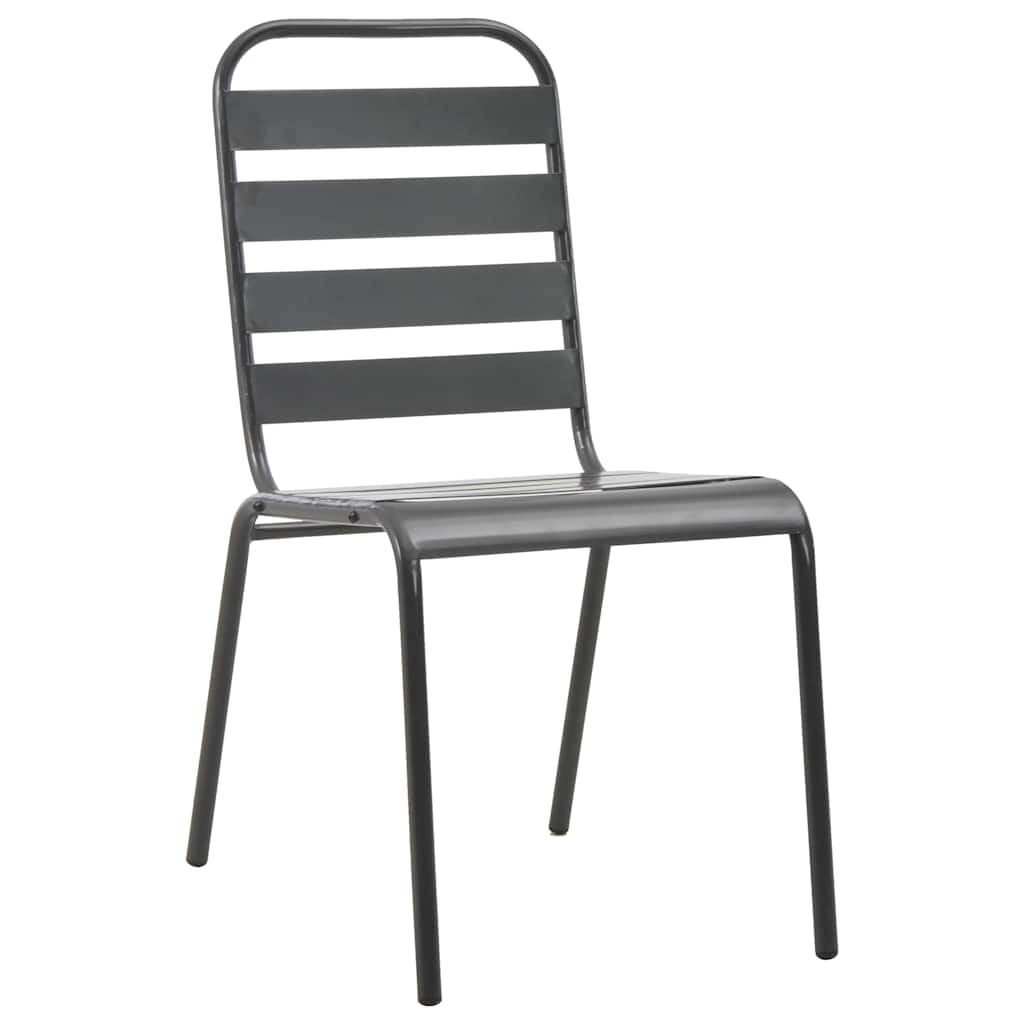 Garden Dining Set 3 pcs Anthracite Powder-Coated Steel