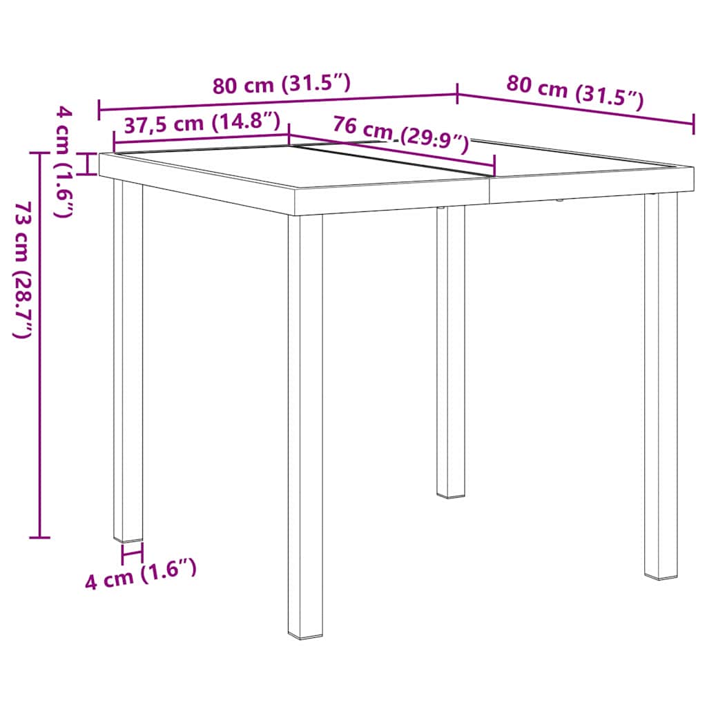 Garden Dining Set 5 pcs Black Poly Rattan