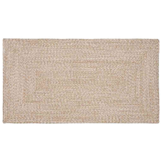 Area Rugs Natural and White 80 x 150 cm Jute