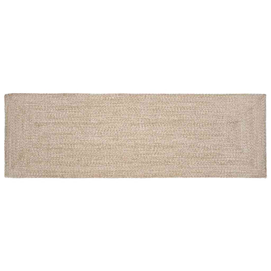 Area Rugs Natural and White 80 x 300 cm Jute