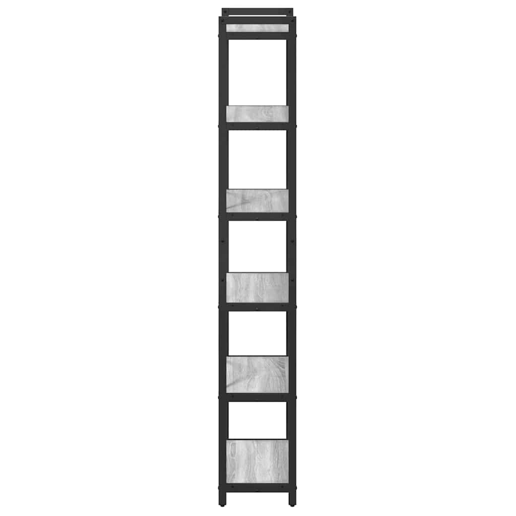 Bookshelf Grey sonoma 40 x 30 x 189.5 cm Engineered Wood