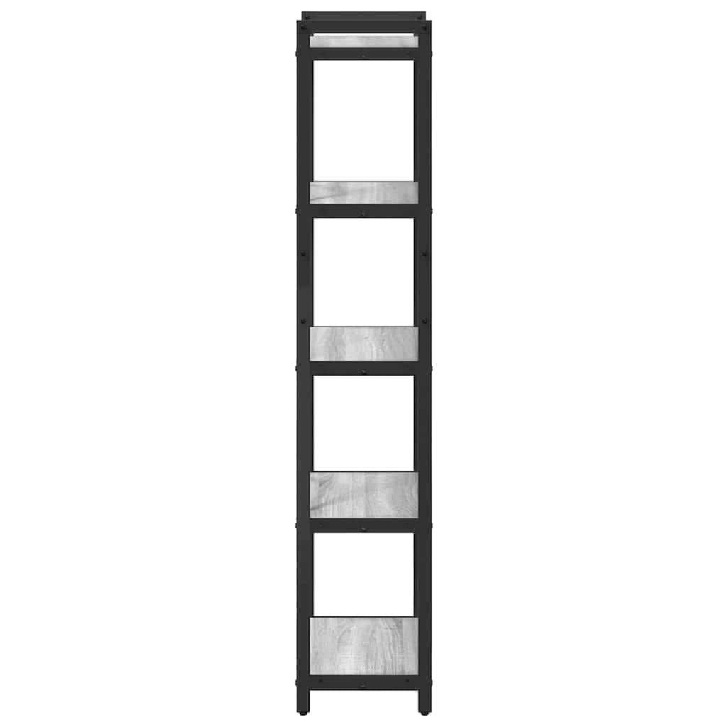 Bookshelf Grey sonoma 40 x 30 x 155 cm Engineered Wood