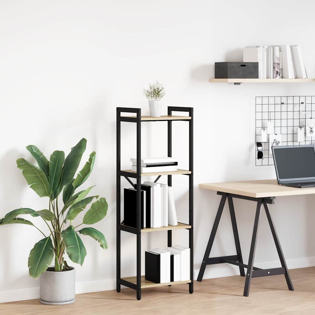 Bookshelf Sonoma Oak 40 x 30 x 119 cm Engineered Wood