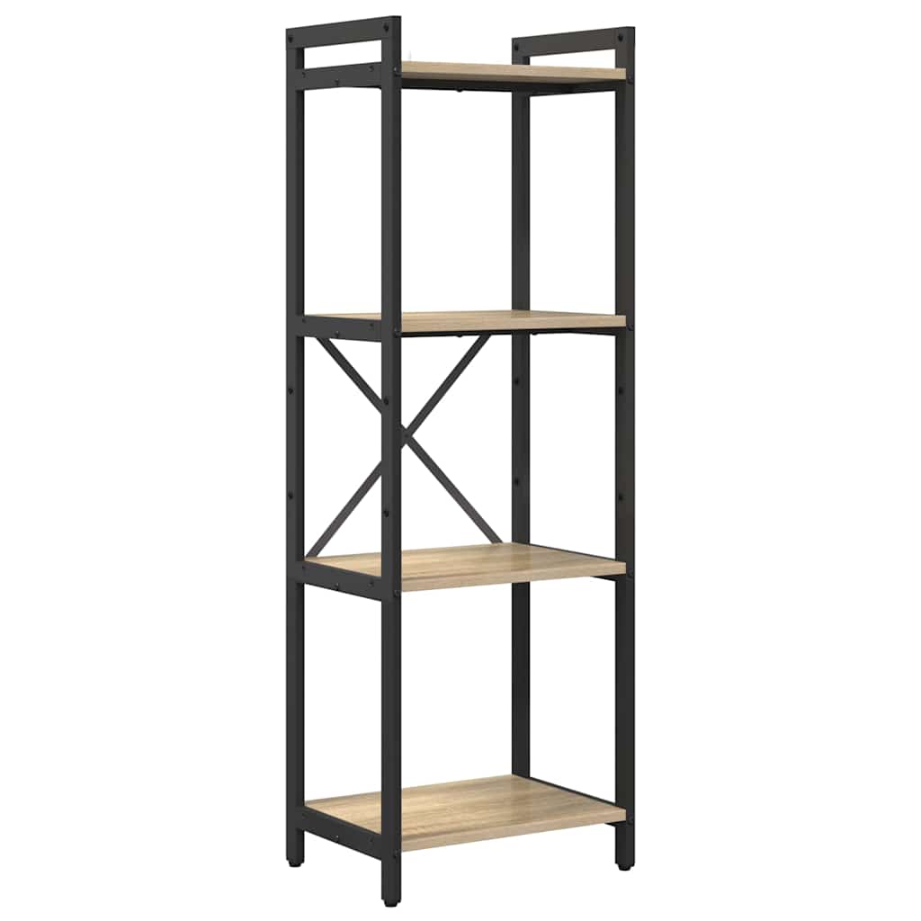 Bookshelf Sonoma Oak 40 x 30 x 119 cm Engineered Wood