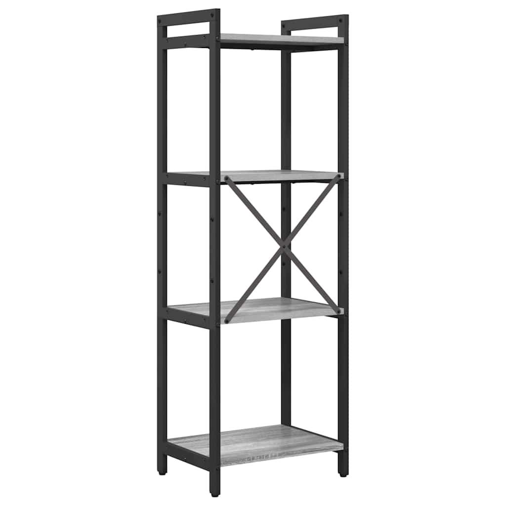 Bookshelf Grey sonoma 40 x 30 x 119 cm Engineered Wood