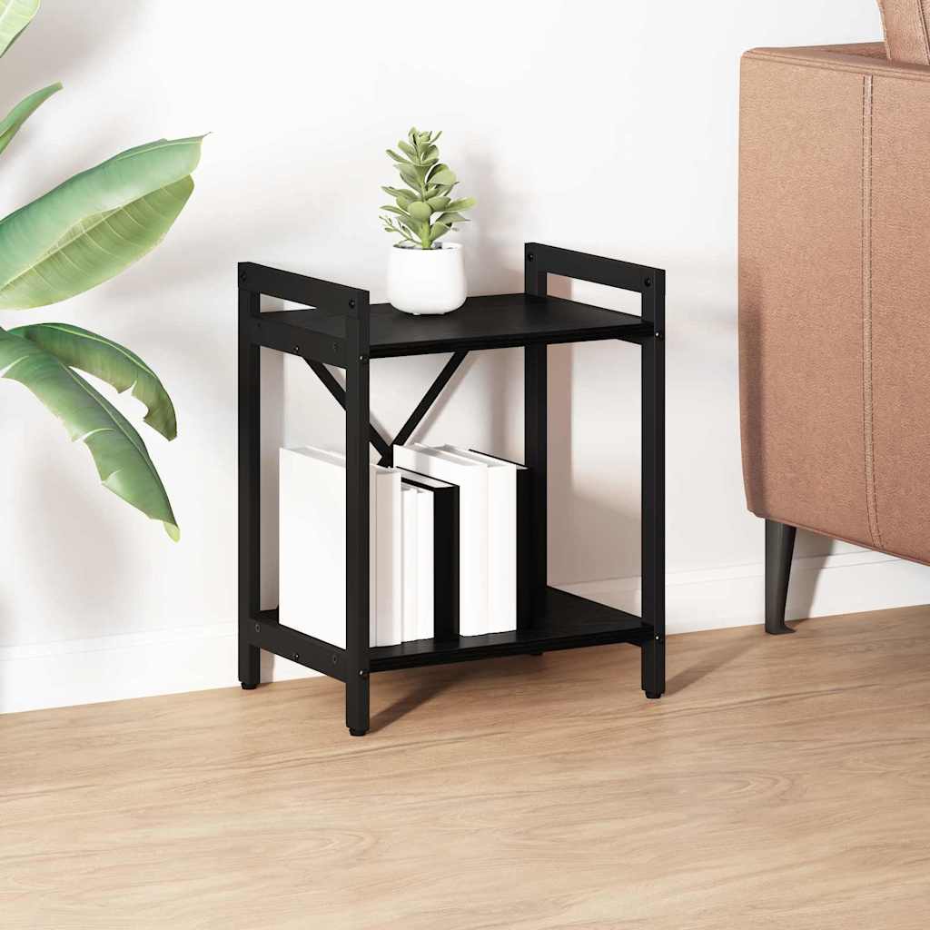 Bookshelf 40 x 30 x 50 cm Engineered Wood Black Oak