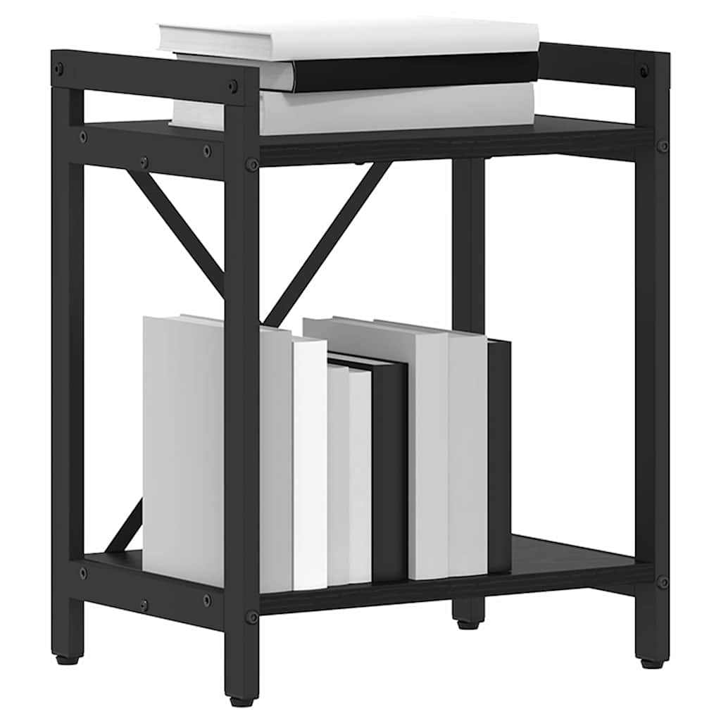 Bookshelf 40 x 30 x 50 cm Engineered Wood Black Oak