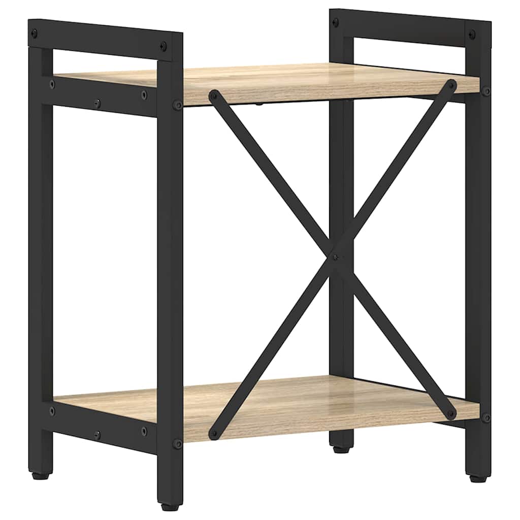 Bookshelf 40 x 30 x 50 cm Engineered Wood Sonoma Oak