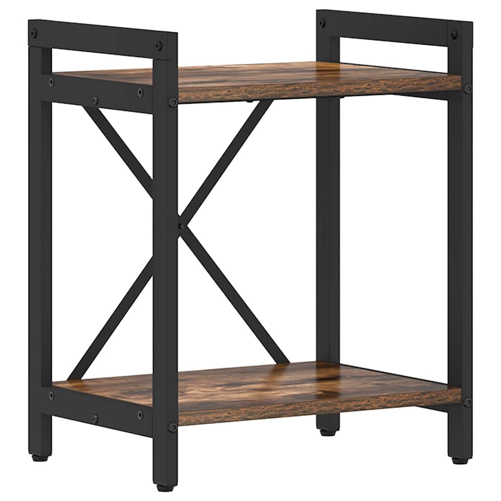 Bookshelf 40 x 30 x 50 cm Engineered Wood Smoked Oak