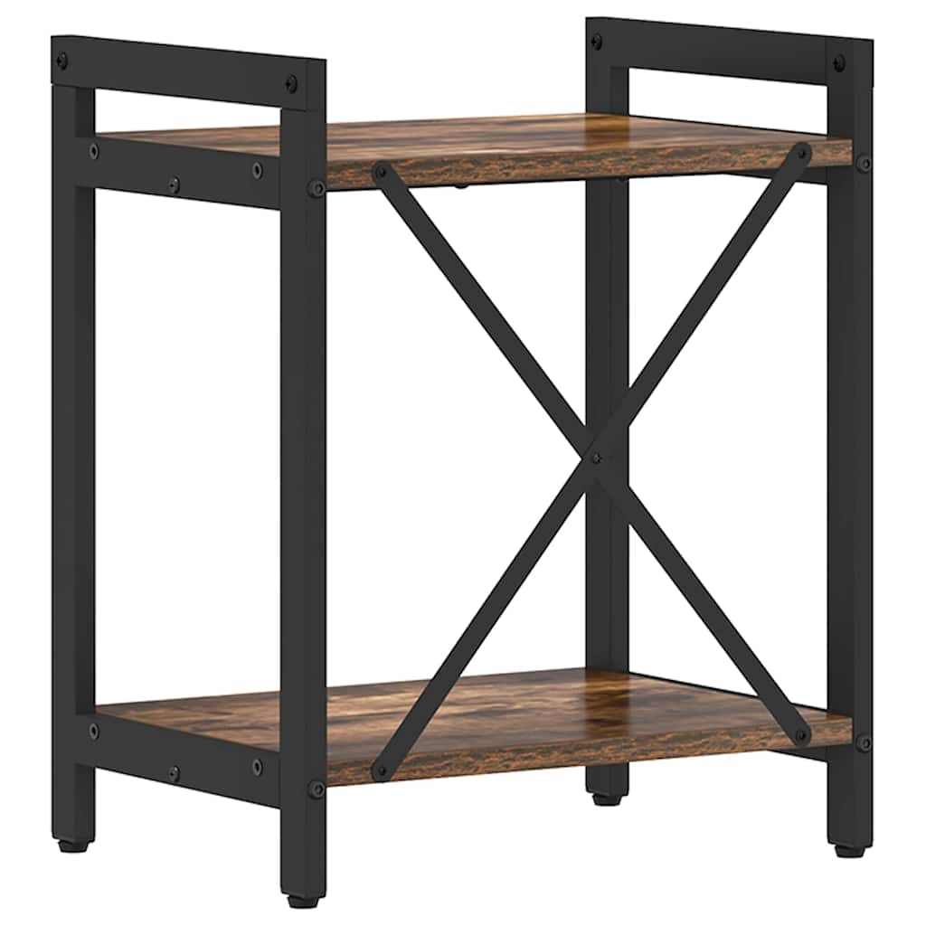 Bookshelf 40 x 30 x 50 cm Engineered Wood Smoked Oak