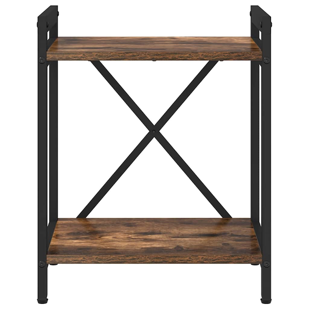 Bookshelf 40 x 30 x 50 cm Engineered Wood Smoked Oak