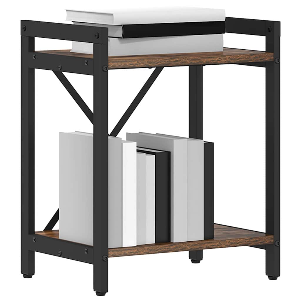 Bookshelf 40 x 30 x 50 cm Engineered Wood Smoked Oak