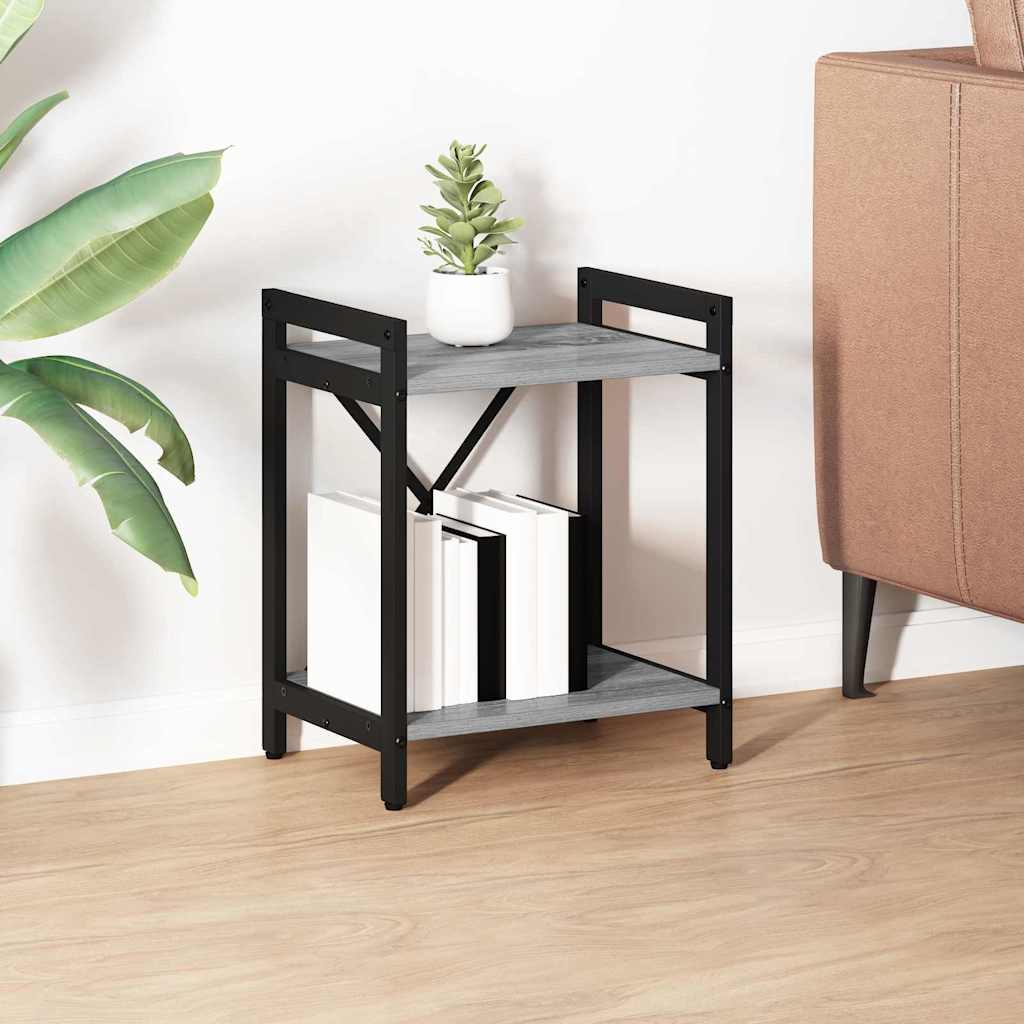 Bookshelf 40 x 30 x 50 cm Engineered Wood Grey sonoma