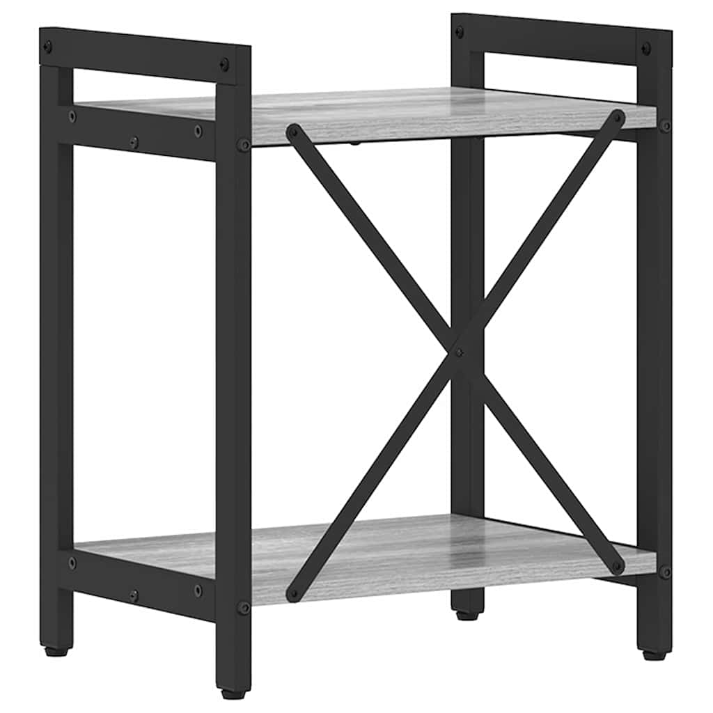 Bookshelf 40 x 30 x 50 cm Engineered Wood Grey sonoma