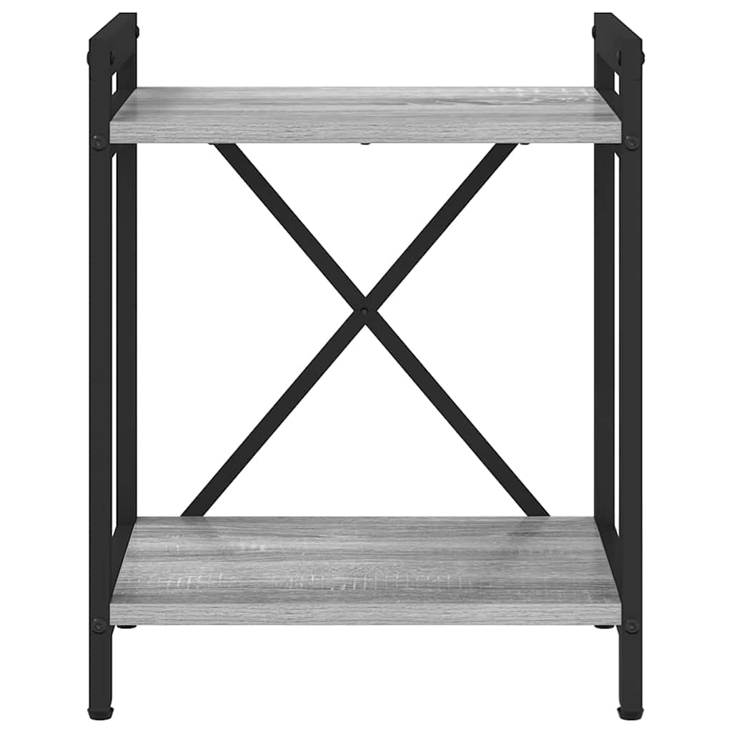 Bookshelf 40 x 30 x 50 cm Engineered Wood Grey sonoma