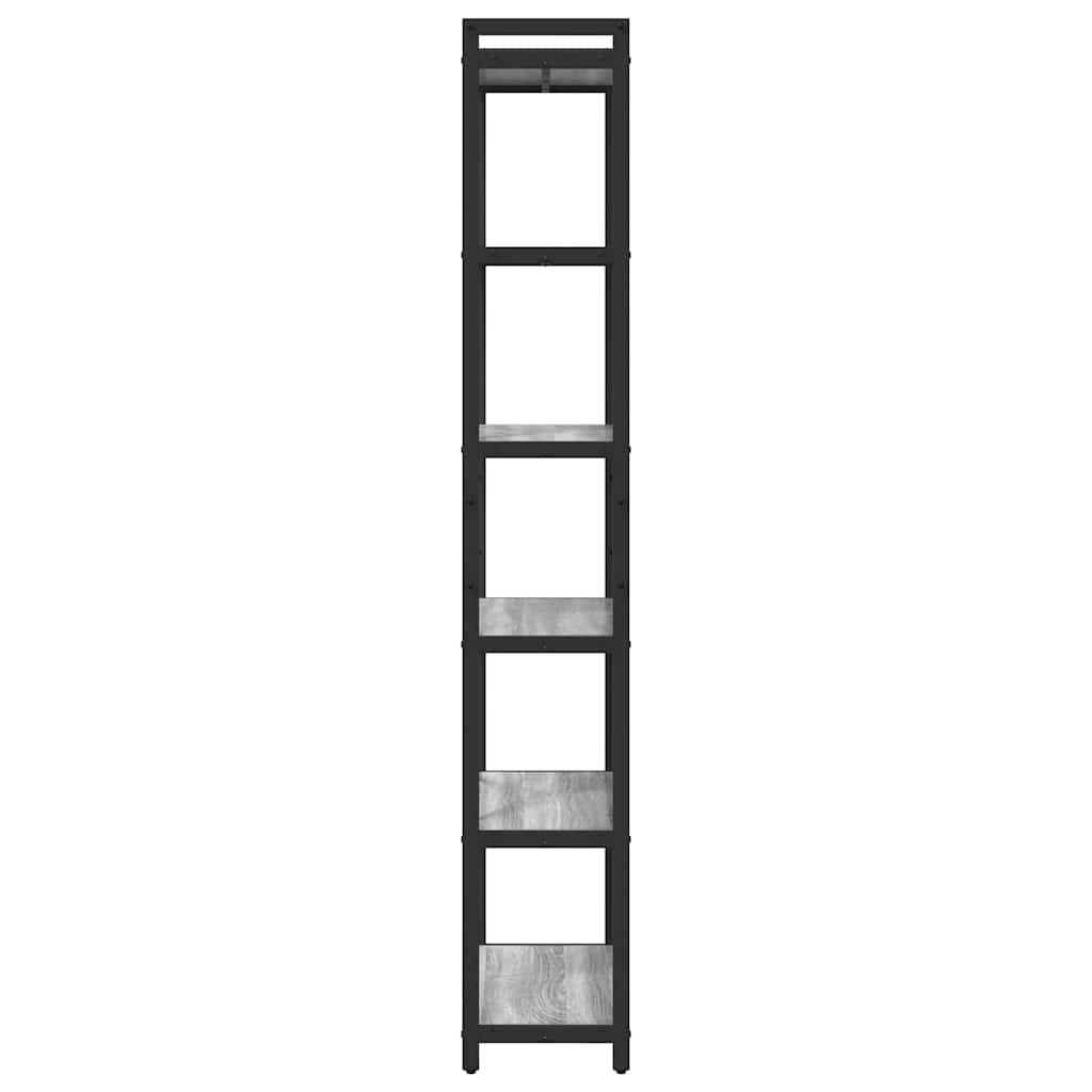 Bookshelf Grey sonoma 60 x 30 x 189.5 cm Engineered Wood