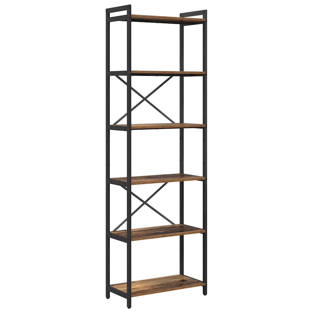 Bookshelf Old wood 60 x 30 x 189.5 cm Engineered Wood