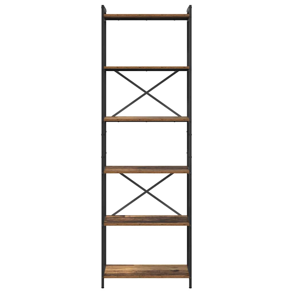 Bookshelf Old wood 60 x 30 x 189.5 cm Engineered Wood