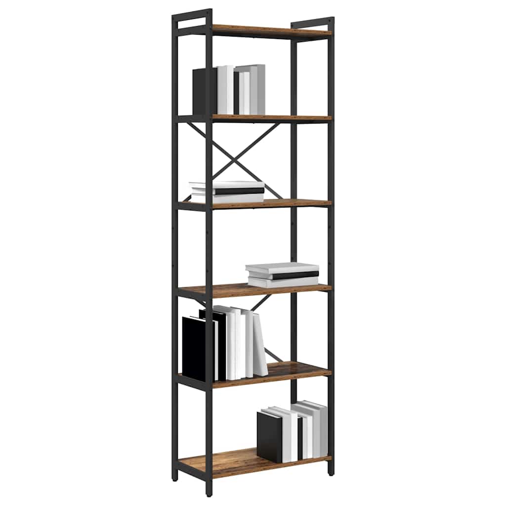 Bookshelf Old wood 60 x 30 x 189.5 cm Engineered Wood