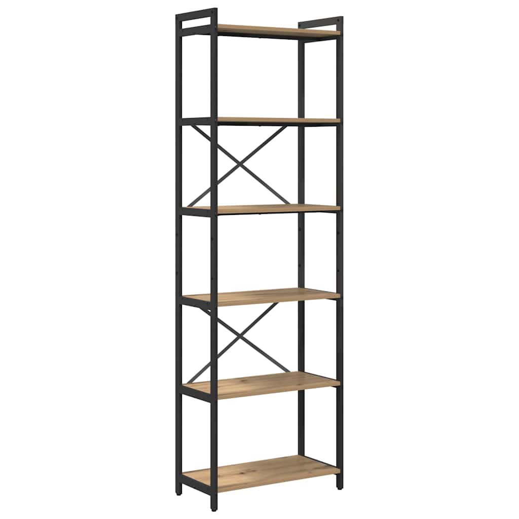 Bookshelf 60 x 30 x 189.5 cm Engineered Wood Artisan Oak