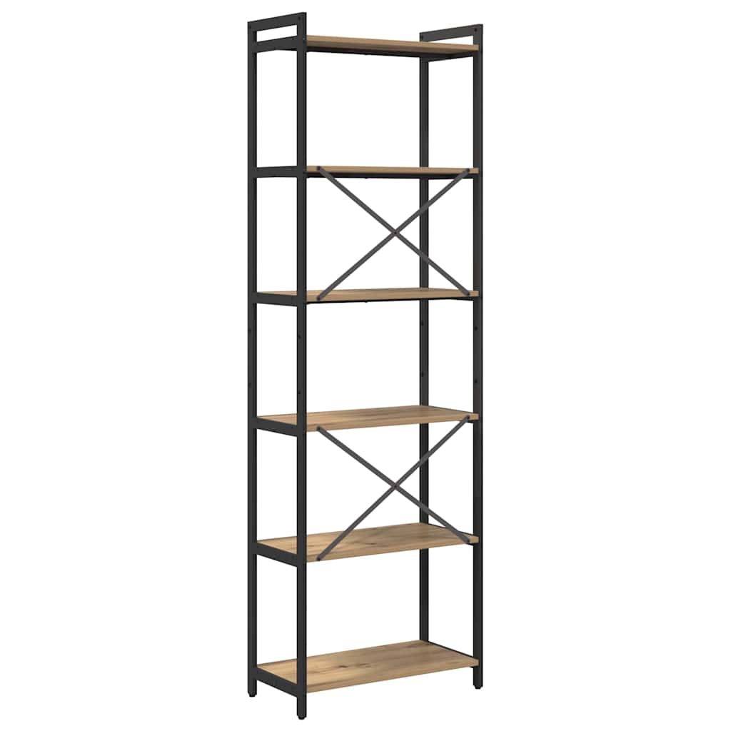 Bookshelf 60 x 30 x 189.5 cm Engineered Wood Artisan Oak